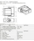 Real Badass 55Kg High Torque Waterproof Servo Motor Featuring Full Metal Gears And Coreless Hv Build Made Tough For Rc Crawlers Boats And Rock Crawling Mods Dc 5 To 8.4 Volt dimensions and specifications drawing