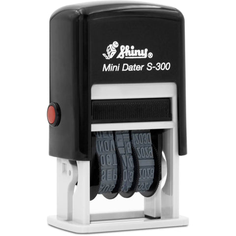 Top Notch Heavy Duty Self Inking Date Stamp Red Month Day Year Format Featuring Quick Swap Internal Pad And Simple Adjustment Dial for paperwork