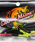 Tiny Dancer 12 Piece Crappie Lure Pack 1.75 Inch Paddle Tail For Crappie And Other Species Black Chartreuse Lure Set