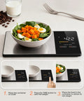 Smart Nutrition Scale With LED Display And App Tracking Lets You Log Calories Fat Carbs And Protein With One Gram Precision For Easy Meal Prep