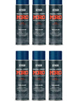 Industrial Grade Deep Blue High Solids Spray Paint 16 oz Can Durable Protective Coating For Maintenance Repair And Operations Six Pack Oil And Heat Resistant With Double Coverage, six cans