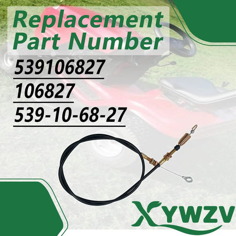 46.5 Inch Power Rake Activation Cable Replacement For Husqvarna BG22 DT18BF DT22 Jonsered Poulan AYP Dixon RedMax Dethatchers