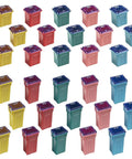 Kickass 30 Pc Automotive Fuse Assortment Kit with various colored mini fuses labeled 20A to 60A for easy identification.