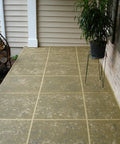 Turbo Wet Look Concrete Sealer Spray on exterior patio surface with a high gloss finish for durability and moisture protection.
