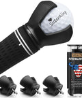 3 Prong Golf Ball Retriever Grabber With Back Saver Claw Put On Putter Grip Suction Cup Ball Grabber Screw In Tool For Golf