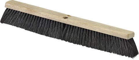 Rigged Up Commercial Floor Broom Sweep Brush 36 Inch Wide Base Horsehair Blend heavy duty broom head for cleanup