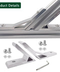 Close-up of 2020 Aluminum Extrusion Kit featuring M5 T slot nuts, screws, wrench, and corner brackets for sturdy assembly.