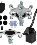 Heavy Duty Furniture Movers With Five Smooth Rubber Wheels Thick Carbon Steel Construction For Easy Moving Of Couches And Appliances