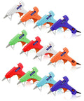 Colorful Mini Hot Glue Gun Kit 12-Piece Set All In One Color Coded Tools 20W Anti-Drip Kid Friendly for Kids Projects School Crafts