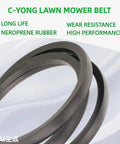 Deck Belt 5/8 Inch By 106 Inch Replacement Belt For 5 Foot Finish Mowers Fits Land Pride AT2660 FDR1660 FDR2560 And Hustler 603885
