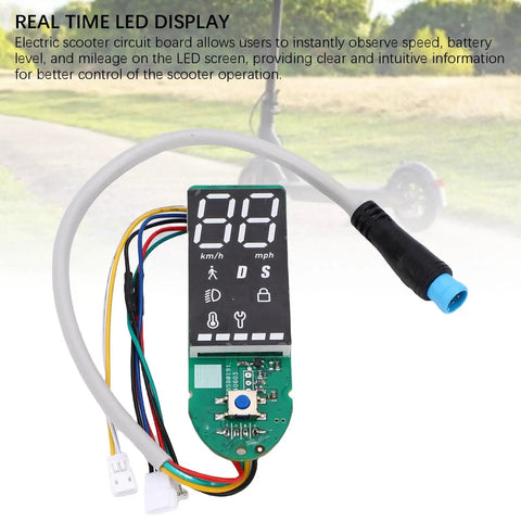 Bluetooth Dashboard Replacement For MI3 Electric Scooter Circuit Board With LED Clear Digital Display Data Panel