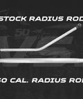 Beefed Up Radius Rods For Can Am Maverick X3 2018 Upgrade Kit Billet Aluminum Rod Set For 64 And 72 Inch Wide Suspension Black Finish Durable Replacement stock and 50 cal radius rods