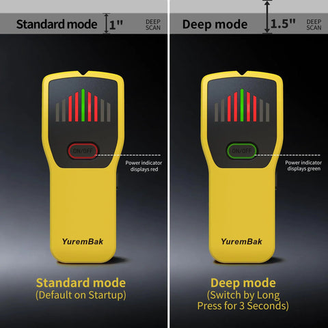 Highly Accurate Stud Finder Wall Scanner With Straight Up Precision For Locating Wood And Metal Studs Behind Drywall Features Bright Led Indicators And No Fuss Setup Perfect For Quick Diy Projects Without Messing Things Up
