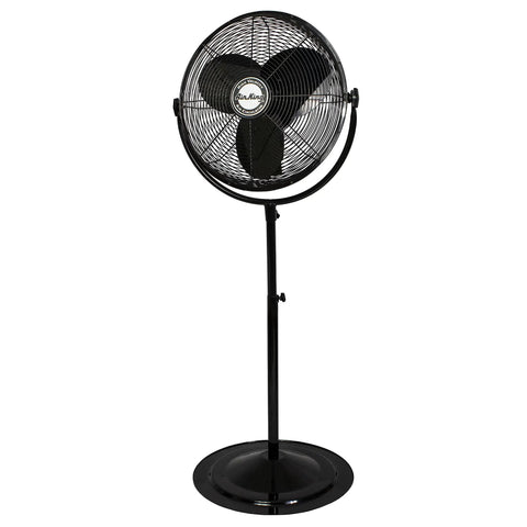 9420 20 Inch Industrial Grade Pedestal Fan for Heavy Duty Air Circulation in Workshops and Garages with Steel Build