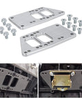 LS Swap Motor Mounts Adapter Plates Universal Swap Bracket For Small Block To LS Engine Conversion Adjustable, billet aluminum