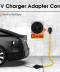 EV Charger Adapter Cord NEMA 10-50P To 14-50R 50 Amp Old Stove Outlet To Level 2 EV Charging 220V 8AWG 3C 10ft ETL Listed