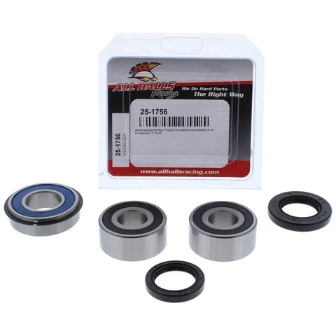 Beefed Up Wheel Bearing Kit For Triumph Thunderbird Commander And LT 2014 2015 2016 ABEC 3 High Speed Bearings With Double Lip Seals