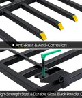 Built Tough Clamp On Debris Forks For 48 To 60 Inch Buckets Pallet Forks For Skid Steer Loader And Tractor with Anti-Rust Coating