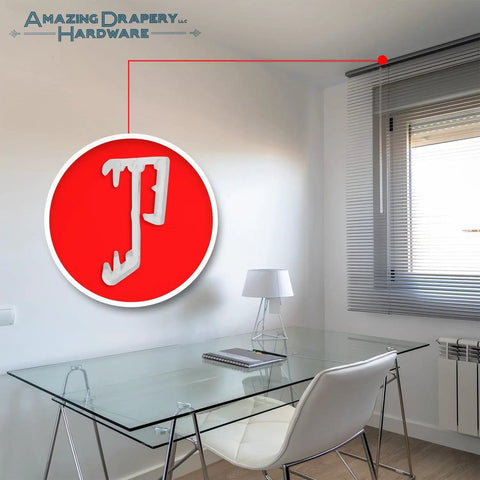 Clear 1 inch mini blind valance clips showcasing smooth installation for wood or faux blinds. Upgrade Your Window Treatments With These Slick One Inch Mini Blind Valance Clips Clear UV Stable Fit Wood Or Faux Blinds Smooth Install Six Pack Straight Up Solid Choice For Home Decor.