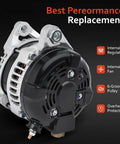 Alternator Replacement 2.5L For 2012 2015 Toyota Camry 2.5L RAV4 2009 2012 Scion tC 2011 2016 12V CW Rotation Plug And Play