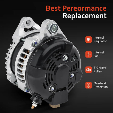 Alternator Replacement 2.5L For 2012 2015 Toyota Camry 2.5L RAV4 2009 2012 Scion tC 2011 2016 12V CW Rotation Plug And Play