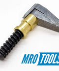 All In One Cleco Fasteners Kit With Pliers Handy And Budget Friendly For Auto Body And Sheet Metal Projects Includes 50 1/8 Inch Clecos Five 3/4 By 1/2 Side Grip Clamps And Five 3/4 By 1 Side Grip Clamps Plus Zippered Carry Bag side grip clamp component on white background