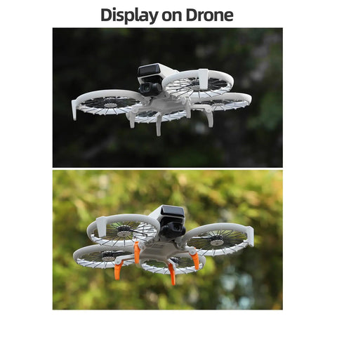 Foldable Landing Gear Extensions For Flip Drone Adds 30mm Height Propeller Protection Obstacle Sensor Safe Design Pro Grade Ultra Light Gray Legs