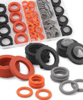 84 Piece Pressure Washer O Rings And Washers Kit With 5 Sizes Including Screen Filter Washer And QD Colored O Rings For Pump Hose Gun Wand