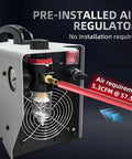 Beast Plasma Cutter 50 Amp Dual Voltage 110/220V IGBT Inverter With Large Digital Display And Air Sensor side view