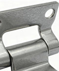 Close-up of Premium Stainless Steel Hinges For Boats And Cabinets Ultra Heavy Duty Marine Hardware, showcasing the hinge detail.