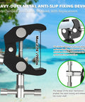 Anti Vibration Trolling Motor Stabilizer Mount For Yaks And Small Boats, adjustable heavy-duty metal anti-slip fixing device