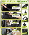 Installation guide for Waterproof Nonslip Pup Car Seat Cover With 600D Oxford Cloth And TPU Liner Hammock Backseat Protector
