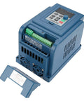 Dope 1.5kW 3 Phase VFD Drive Inverter Controller For Industrial Motors, front view with terminal cover