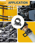 142-Piece Spring Hose Clamps Set For Automotive Projects, 6mm To 20mm Range, Must-Have Small Hose Clamps And Spring Band Clips application