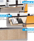 24 Inch Floating Shelf Bracket Set For Garage Heavy Duty Folding Wall Mounted Collapsible Shelves Max Load 330 Lb Pack Of 4