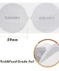 Reusable Aluminum Foil Seals Kit For Nespresso VertuoLine Capsules with 59mm food-grade foil lids