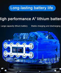 Imoynbr 92Cm Stainless Steel Cordless Electric Oil Drum Pump For Diesel Kerosene And Hydraulic Oil Transfer Non Corrosive Liquid battery close-up