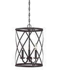 Isadora Three Light Industrial Style Indoor Chandelier In Brushed Nickel Finish With Adjustable 36 Inch Chain And 60 Inch Cord