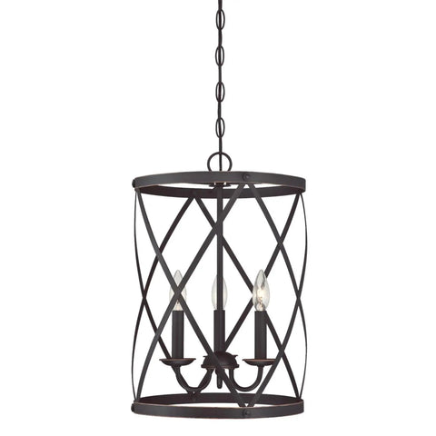 Isadora Three Light Industrial Style Indoor Chandelier In Brushed Nickel Finish With Adjustable 36 Inch Chain And 60 Inch Cord