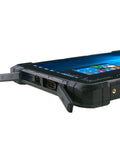 Built Tough Rugged Industrial Tablet Eating Up Daily Grind On Windows 11 Pro Fueled By Intel N100 Juice 16GB Ram And 256GB Storage showing ports.