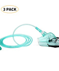 Adults Europe Size L Plus Oxygen Mask Set With 6.6 Ft Tubing And Adjustable Elastic Strap Three Pack PVC Mask For Comfortable Fit
