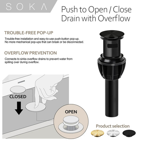 8 To 16 Inches Widespread Matte Black Bathroom Faucet With Two Handles, Sleek Modern Industrial Vanity Sink Faucet, Pop Up Drain