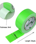 Green Heavy Duty Duct Tape 9 Mil Thick, 1.88 Inch Wide, 30 Yards Per Roll, Industrial Grade Waterproof Tape For Packing And Repairs, Strong Sticky Utility For Concrete, Wood, Glass, Metal, Plastic, 2 Rolls Total 60 Yards shown with 9mil thickness and 30yd roll