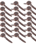 Fifty Piece Double Foot Spikes Metal Brads For Scrapbooking And DIY Crafts Durable Paper Fasteners For Card Making And Miniature Projects