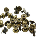Mini Antique Bronze Round Drawer Knob Set Of 12 With Screws For Dresser Closet Chest Drawer Jewelry Box And Wooden Cases Tiny 8mm Head 9mm High Easy To Install Cabinet Pulls scattered view