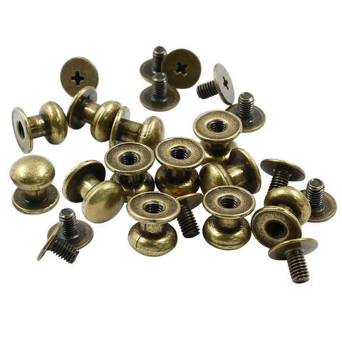 Mini Antique Bronze Round Drawer Knob Set Of 12 With Screws For Dresser Closet Chest Drawer Jewelry Box And Wooden Cases Tiny 8mm Head 9mm High Easy To Install Cabinet Pulls scattered view