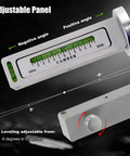 Universal Magnetic Camber Gauge For Dead Center Alignment And Sick Ride Stance Featuring Ballistic Magnet Grip On Cast Hubs For No Sweat Track Prep And Street Ready Driving with adjustable panel viewing angles.