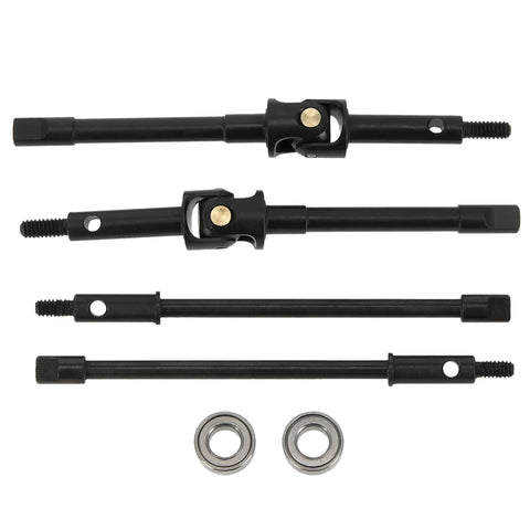 Universal Joint Drive Shaft Cross Knot CVD Drive Kit For SCX24 Stock Axles And C10 Jeep Upgrades, Heavy Duty Metal Build parts