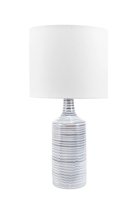 Cozy Linen Shade Table Lamp For Any Room, Perfect On A Side Table To Add Soft Glow And Warm Vibe To Living Room