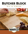 Straight Up Food Safe Butcher Block Oil And Clear Wood Finish That Offers Rapid Cure Time And Kitchen Ready Shield For Cutting Boards with crackers and cheese on a wooden board.